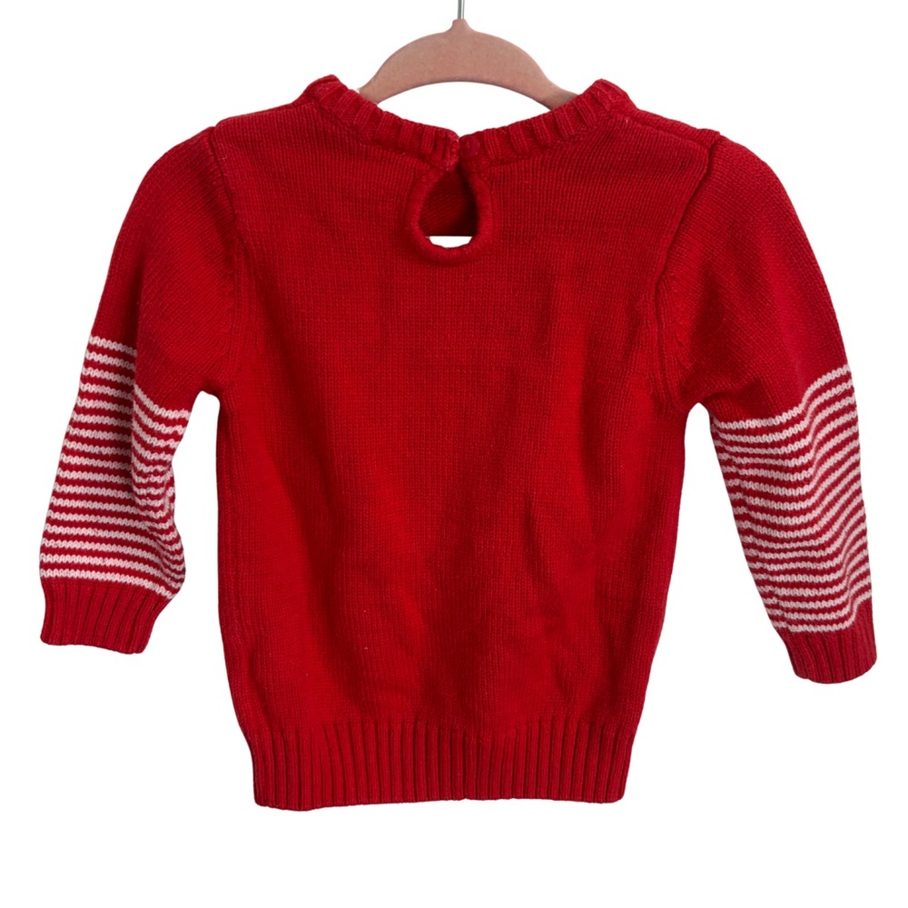 Toys’R’Us Disney Red Minnie Mouse Sweater with puff bow size 9M - Picture 2 of 6